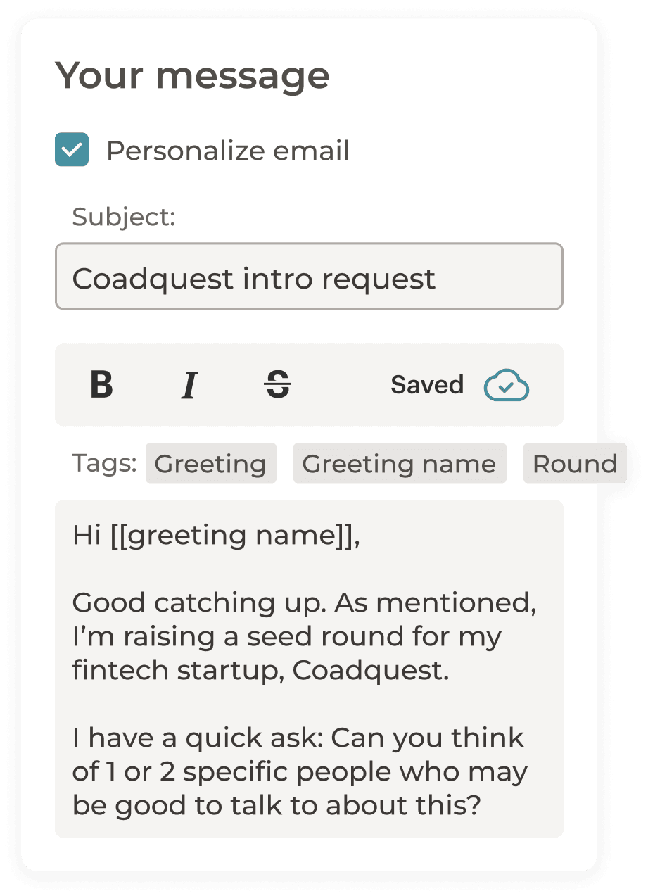 Personalized emails in bulk